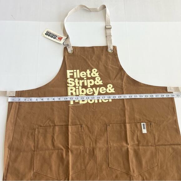 NEW Good Ranchers Merchandise Grilling Apron Filet & Strip & Ribeye & T-bone - Picture 4 of 7
